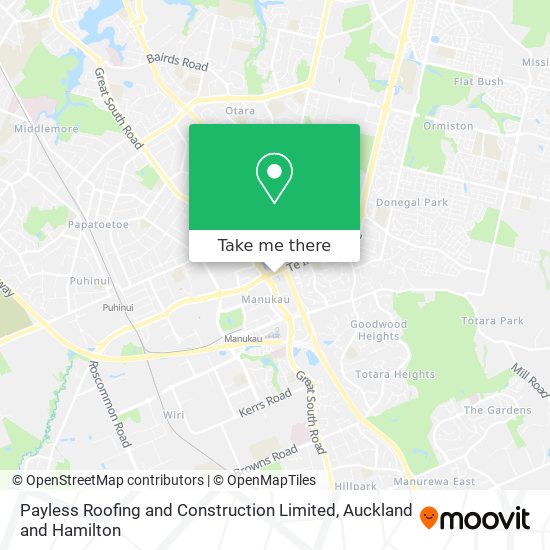 Payless Roofing and Construction Limited map