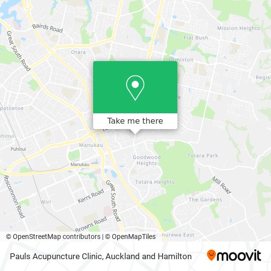 Pauls Acupuncture Clinic map