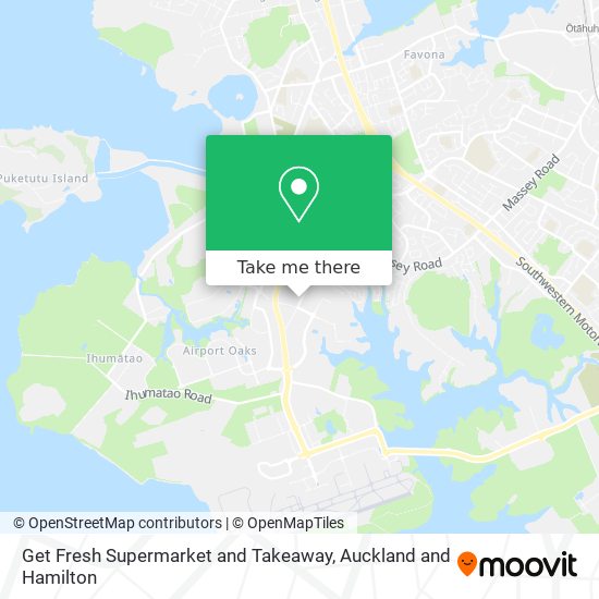 Get Fresh Supermarket and Takeaway map