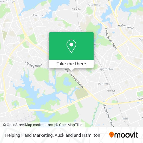 Helping Hand Marketing map