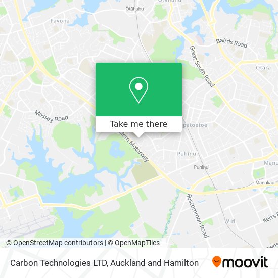 Carbon Technologies LTD map