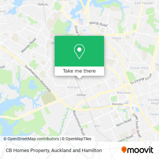 CB Homes Property map