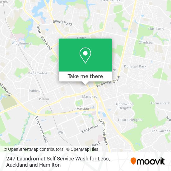 247 Laundromat Self Service Wash for Less map