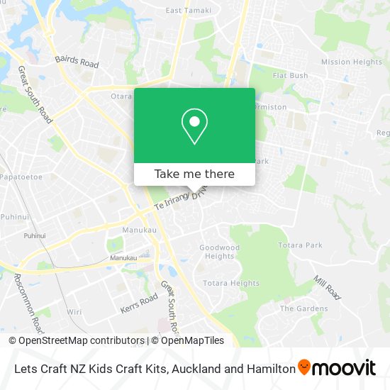 Lets Craft NZ Kids Craft Kits map