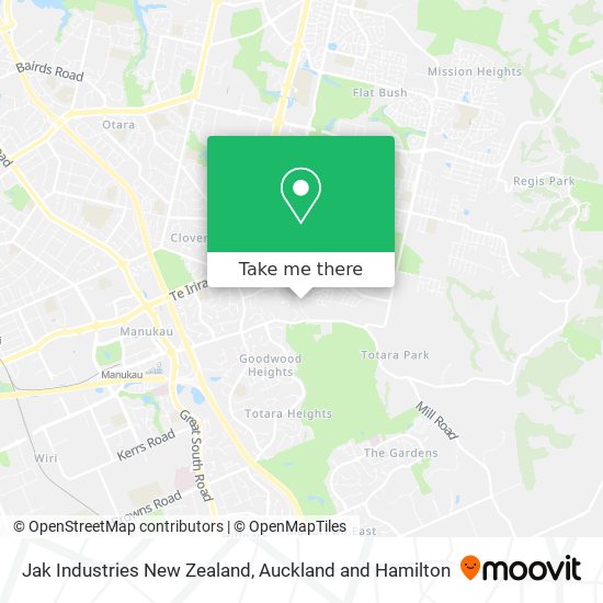 Jak Industries New Zealand地图