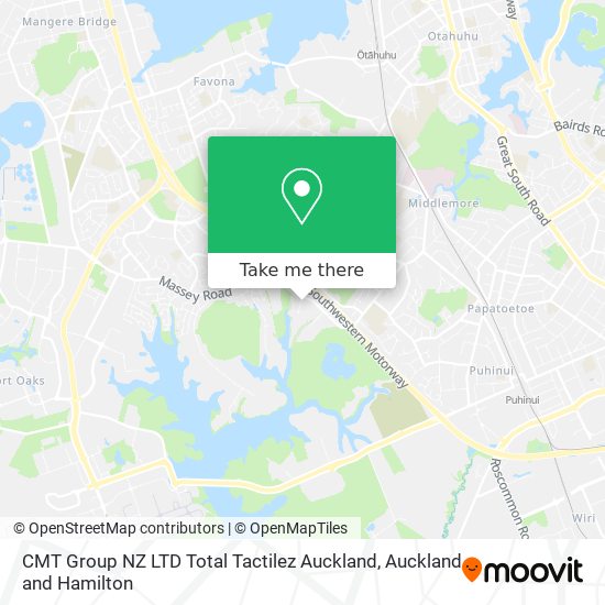 CMT Group NZ LTD Total Tactilez Auckland地图