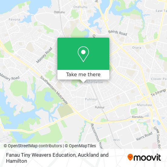 Fanau Tiny Weavers Education map