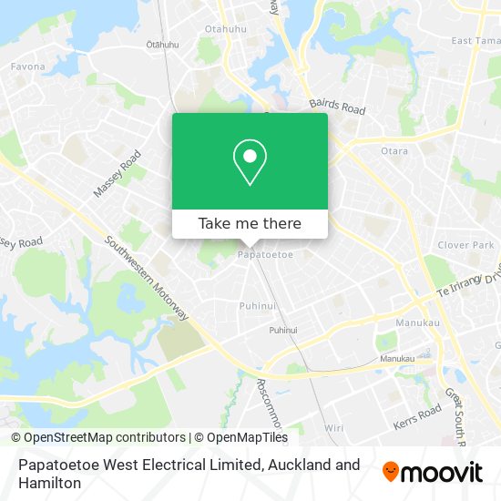 Papatoetoe West Electrical Limited map