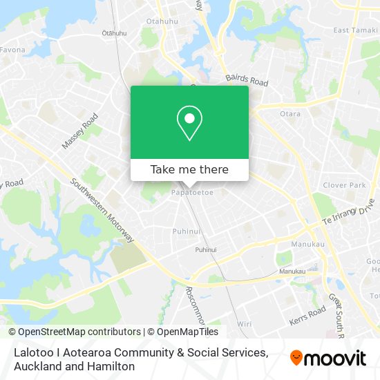 Lalotoo I Aotearoa Community & Social Services map