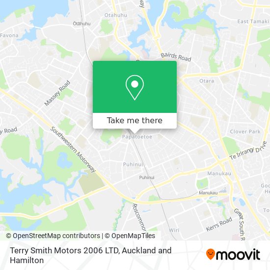 Terry Smith Motors 2006 LTD map