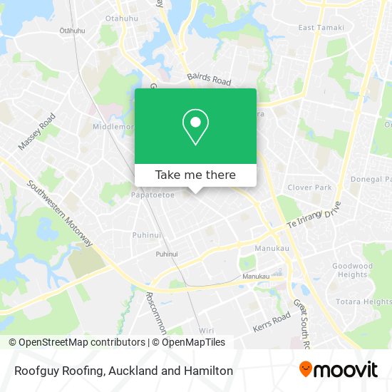 Roofguy Roofing map