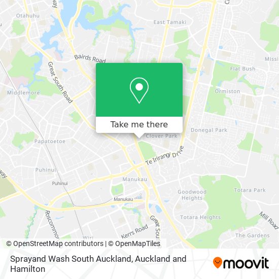 Sprayand Wash South Auckland地图