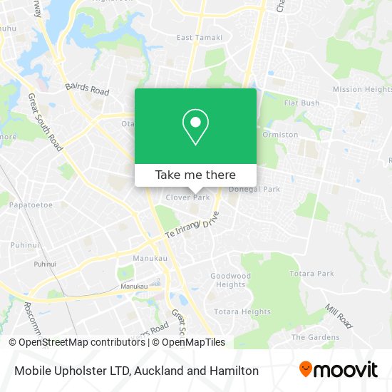 Mobile Upholster LTD map