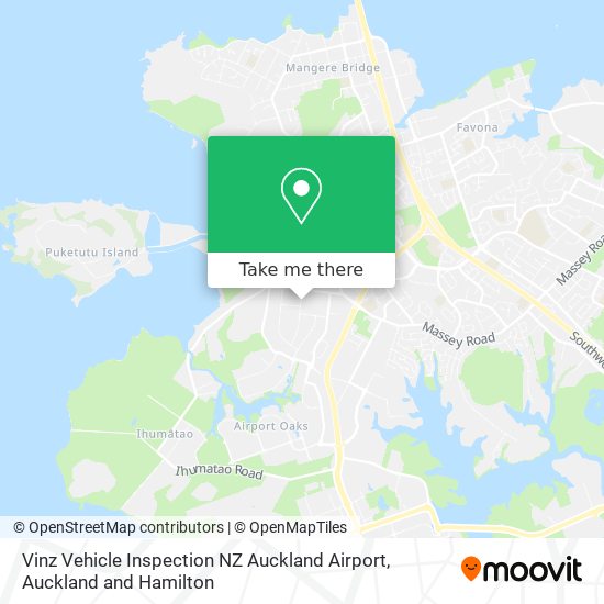 Vinz Vehicle Inspection NZ Auckland Airport map