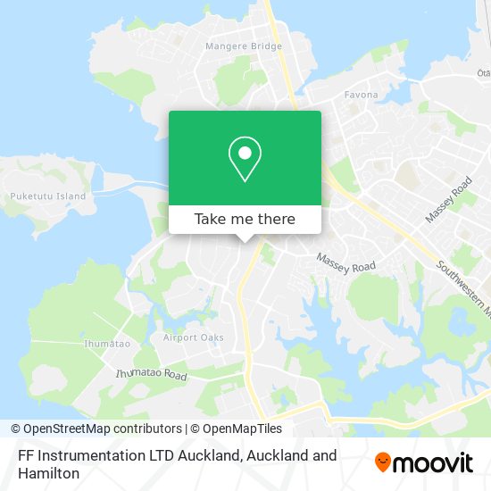 FF Instrumentation LTD Auckland map