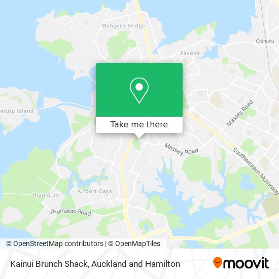 Kainui Brunch Shack map