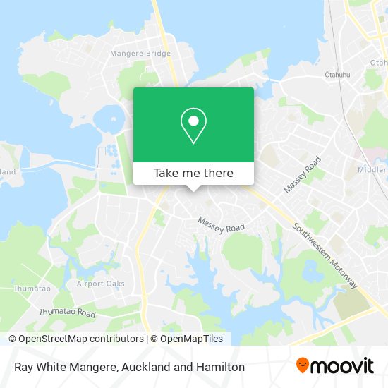 Ray White Mangere map