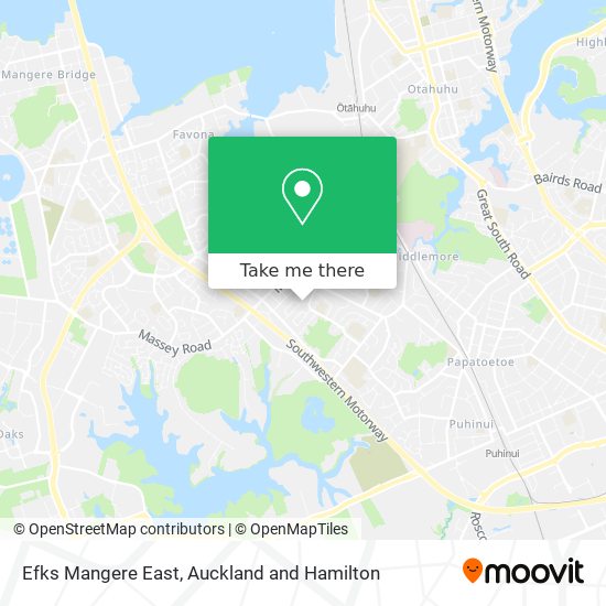 Efks Mangere East地图