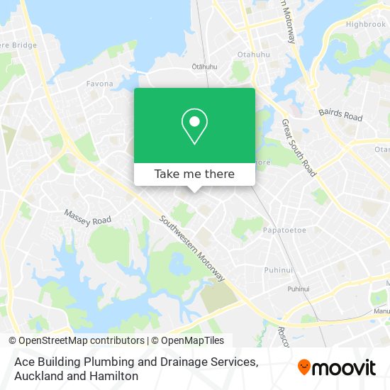 Ace Building Plumbing and Drainage Services map