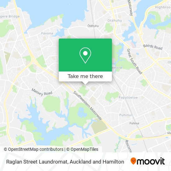 Raglan Street Laundromat map