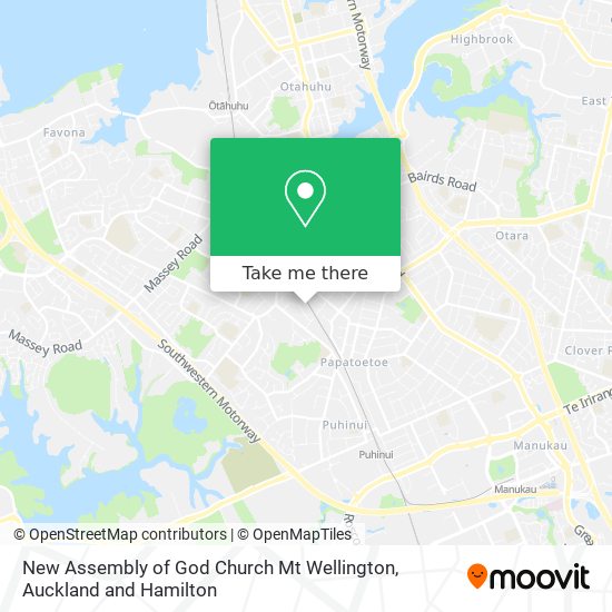 New Assembly of God Church Mt Wellington map