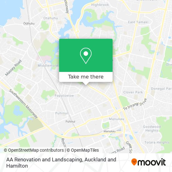 AA Renovation and Landscaping map