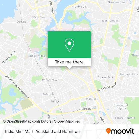 India Mini Mart map