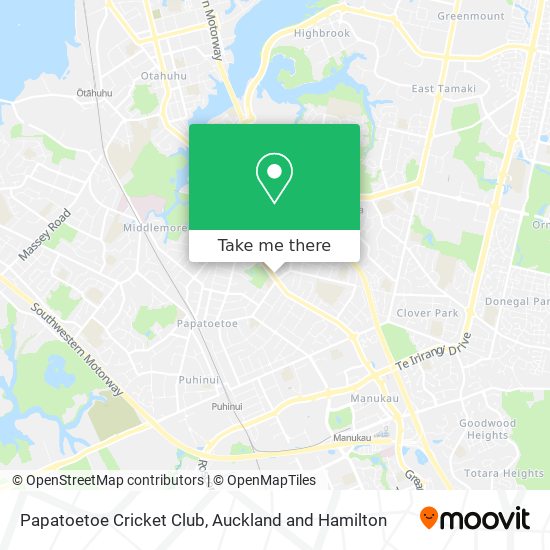 Papatoetoe Cricket Club地图