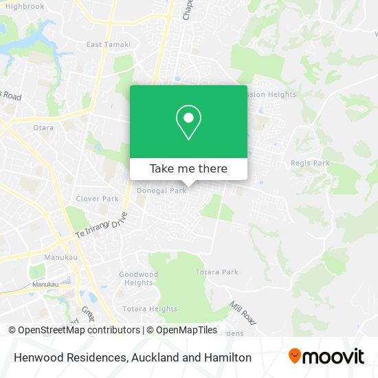 Henwood Residences map