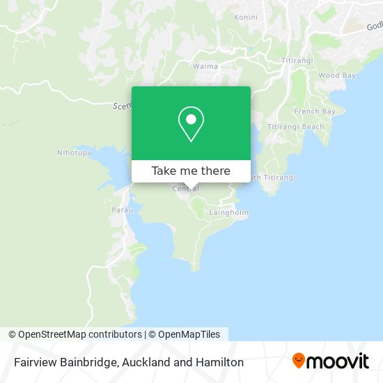 Fairview Bainbridge map