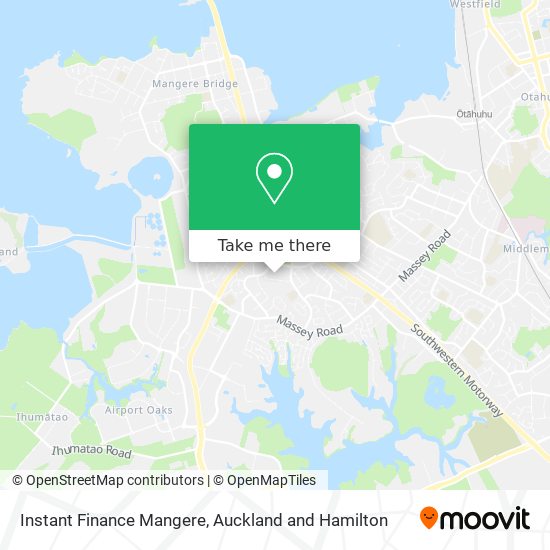 Instant Finance Mangere map