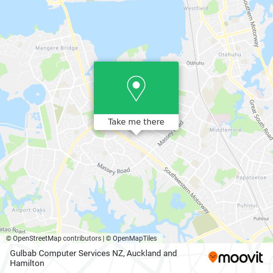 Gulbab Computer Services NZ map