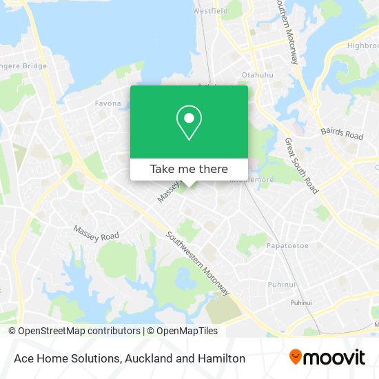 Ace Home Solutions map