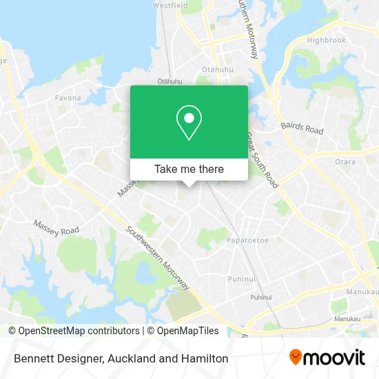 Bennett Designer map