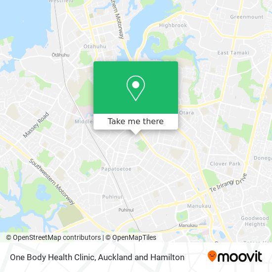 One Body Health Clinic map