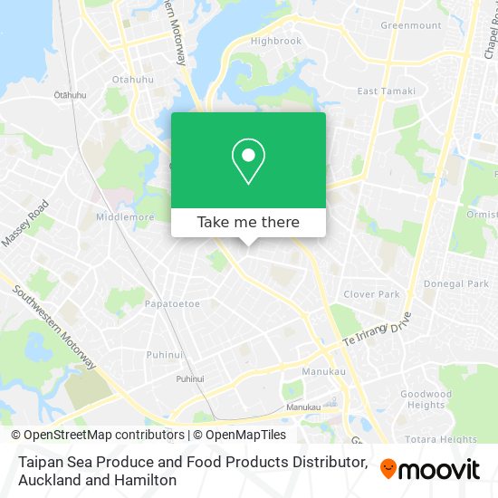 Taipan Sea Produce and Food Products Distributor map