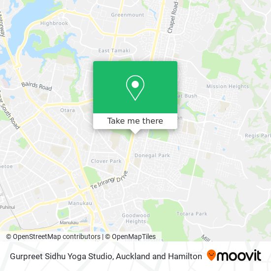 Gurpreet Sidhu Yoga Studio map