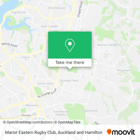 Marist Eastern Rugby Club map