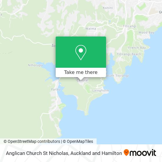 Anglican Church St Nicholas map