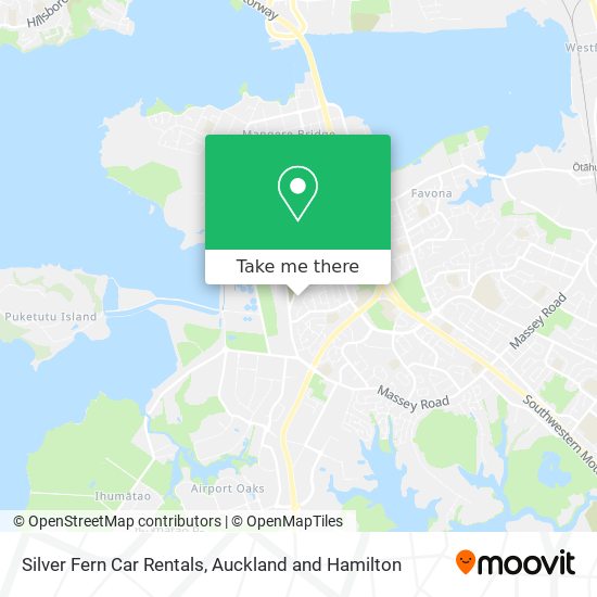 Silver Fern Car Rentals map