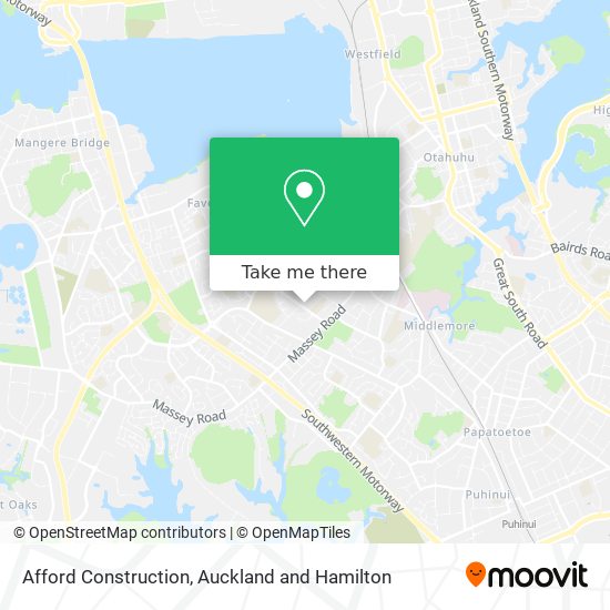 Afford Construction map