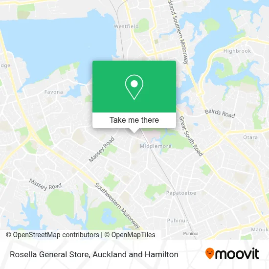 Rosella General Store map