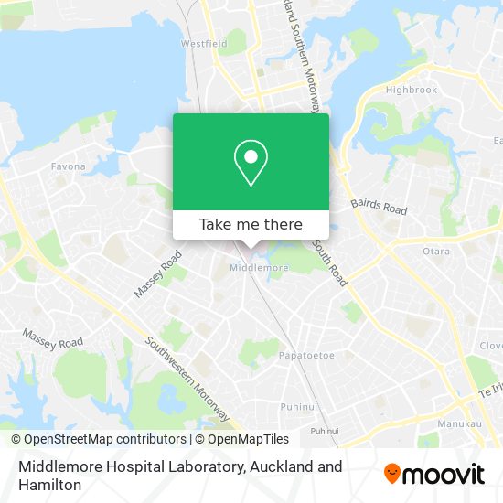 Middlemore Hospital Laboratory map