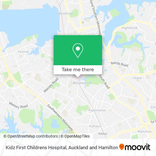 Kidz First Childrens Hospital map