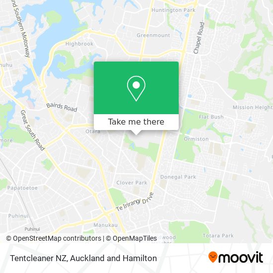 Tentcleaner NZ map