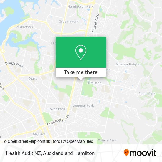 Health Audit NZ map