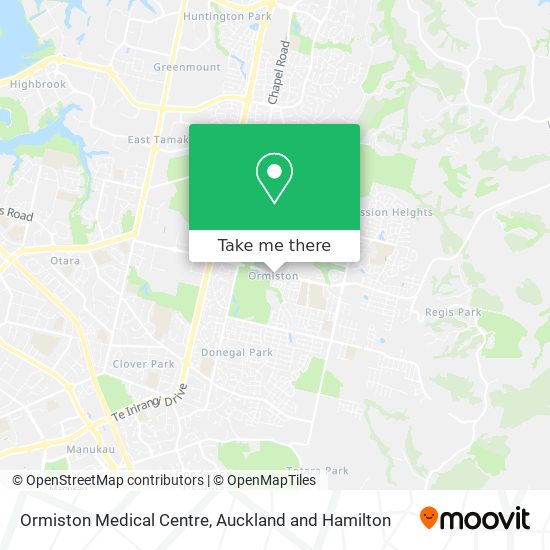 Ormiston Medical Centre map