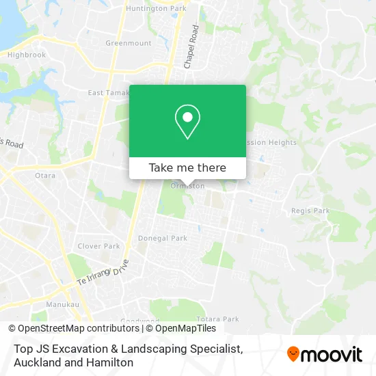 Top JS Excavation & Landscaping Specialist map