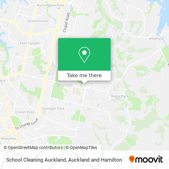 School Cleaning Auckland map