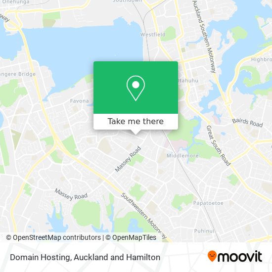 Domain Hosting map